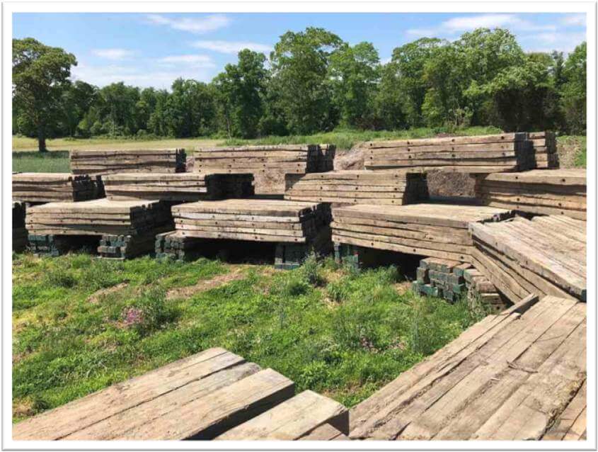 high quality used timber